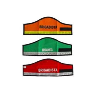 Distintivo brigada rojo – Verde – Naranja