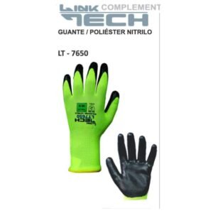 Guantes poliester nitrilo
