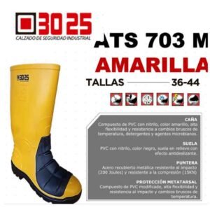 bota seguridad amarilla